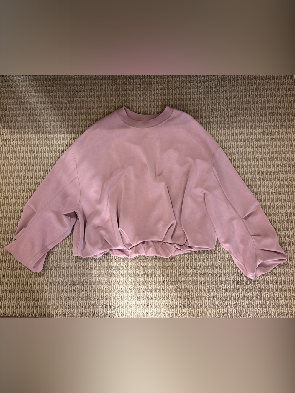 Women’s Lululemon Softstreme Voluminous Sleeve Pullover - Rose Blush